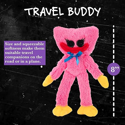 Vista 17 de UCC Distributing Poppy Playtime Kissy Missy con dientes aterradores de 8 pulgadas