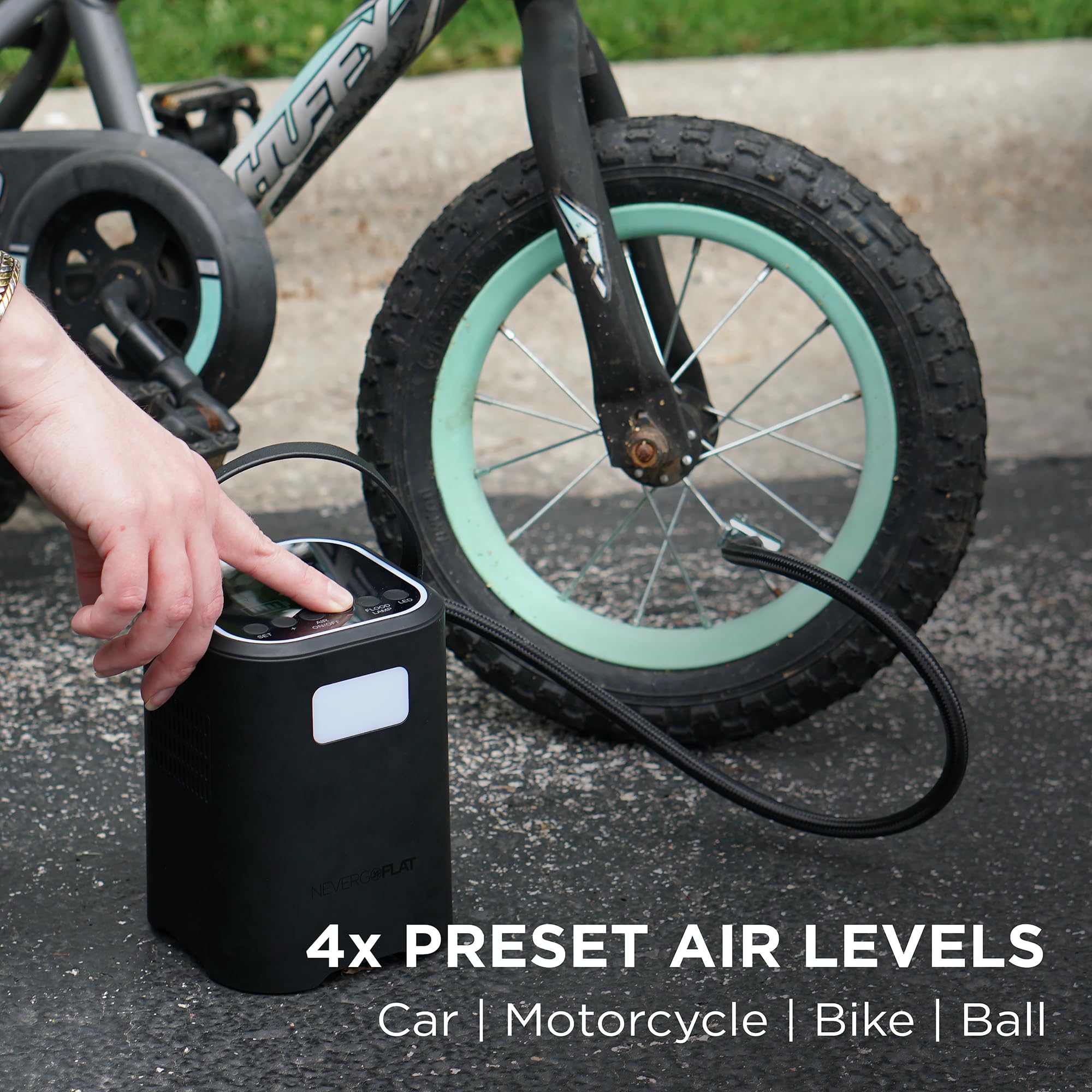 NeverGoFlat Air Compressor - Emergency Tool & Power Bank -3 NeverGoFlat Air Compressor - Emergency Tool & Power Bank -3