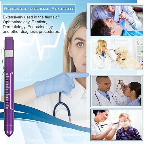 Miniatura 5 de Tijeras de vendaje de 5.5 pulgadas, tijeras de puntada de 4.5 pulgadas, hemostato de 5.5 pulgadas, rectas y curvas, luz de diagnóstico hecha de