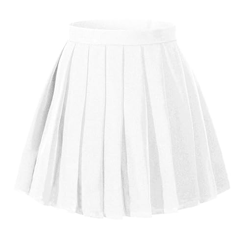 White Pleated Skirts