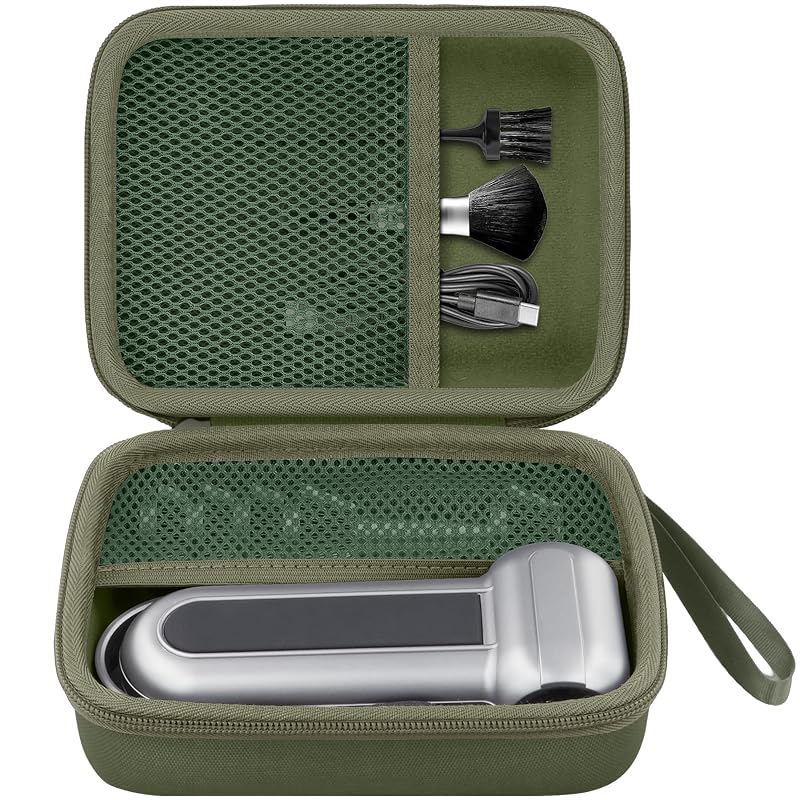 Case rígido para soprador de ar elétrico WOLFBOX MF100, MF50, MF60 e MF70 Baval verde militar
