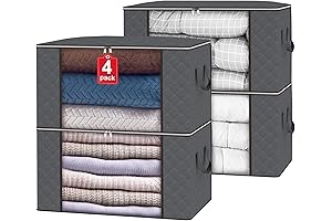 SGHUO Large Comforter Storage Bag