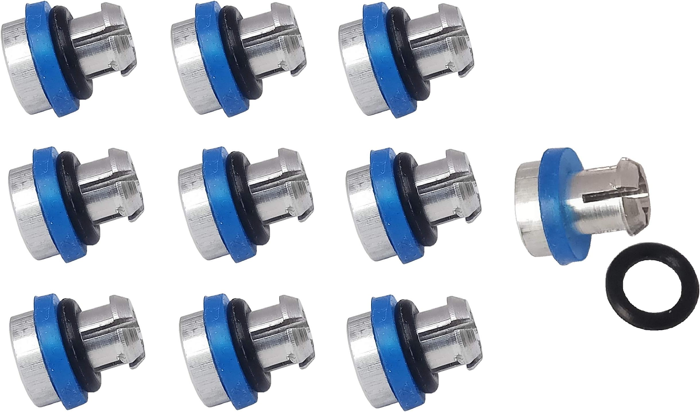 AtLoGs"Prestige" Deluxe/Steel/HA Pressure Cooker Safety Valves (10 Units, Silver)