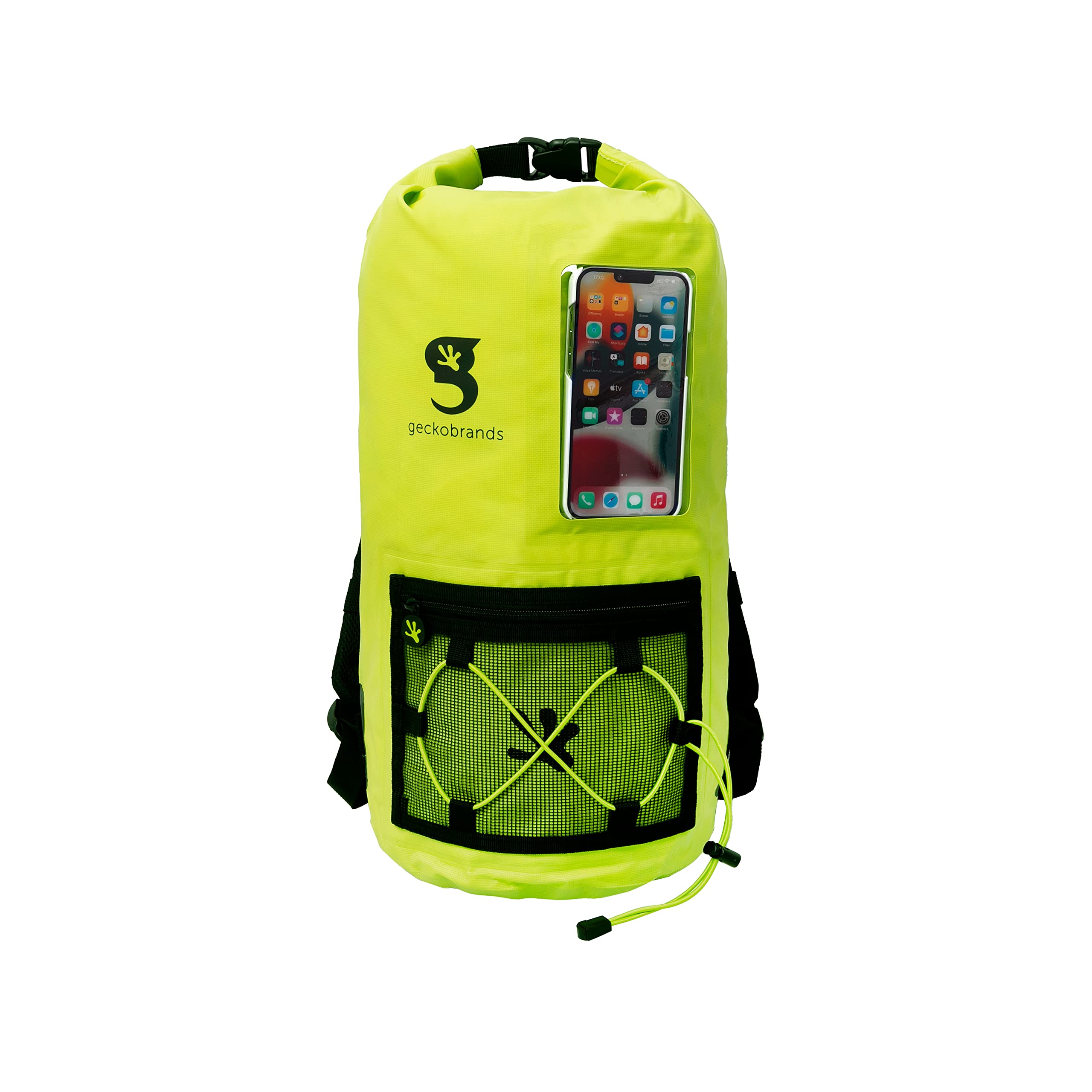geckobrands Hydroner 20L Waterproof Dry Bag Backpack