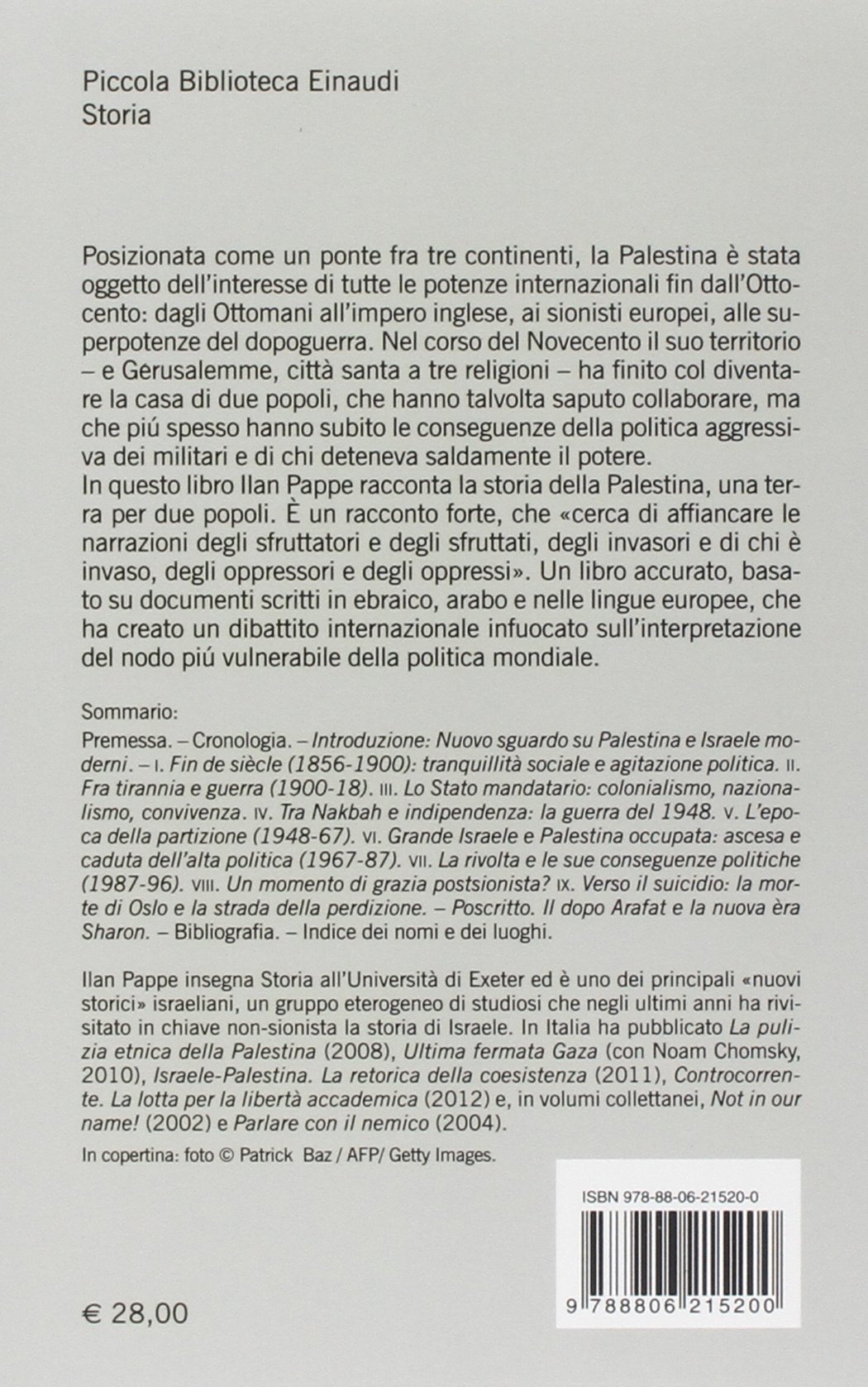 Storia della Palestina moderna. Una terra, due popoli