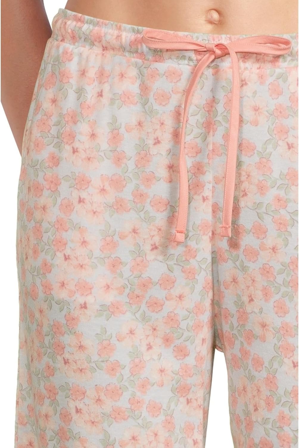 Karen Neuburger womens Petite Notch Collar and Capri Pajama Set With Eyelet Inserts - Image 4