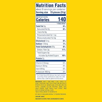 WHEAT THINS Spicy Sweet Chili Snacks, Whole Grain Wheat Crackers, 8.5 oz