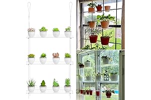 Adjustable Height Clear Acrylic Window Shelves
