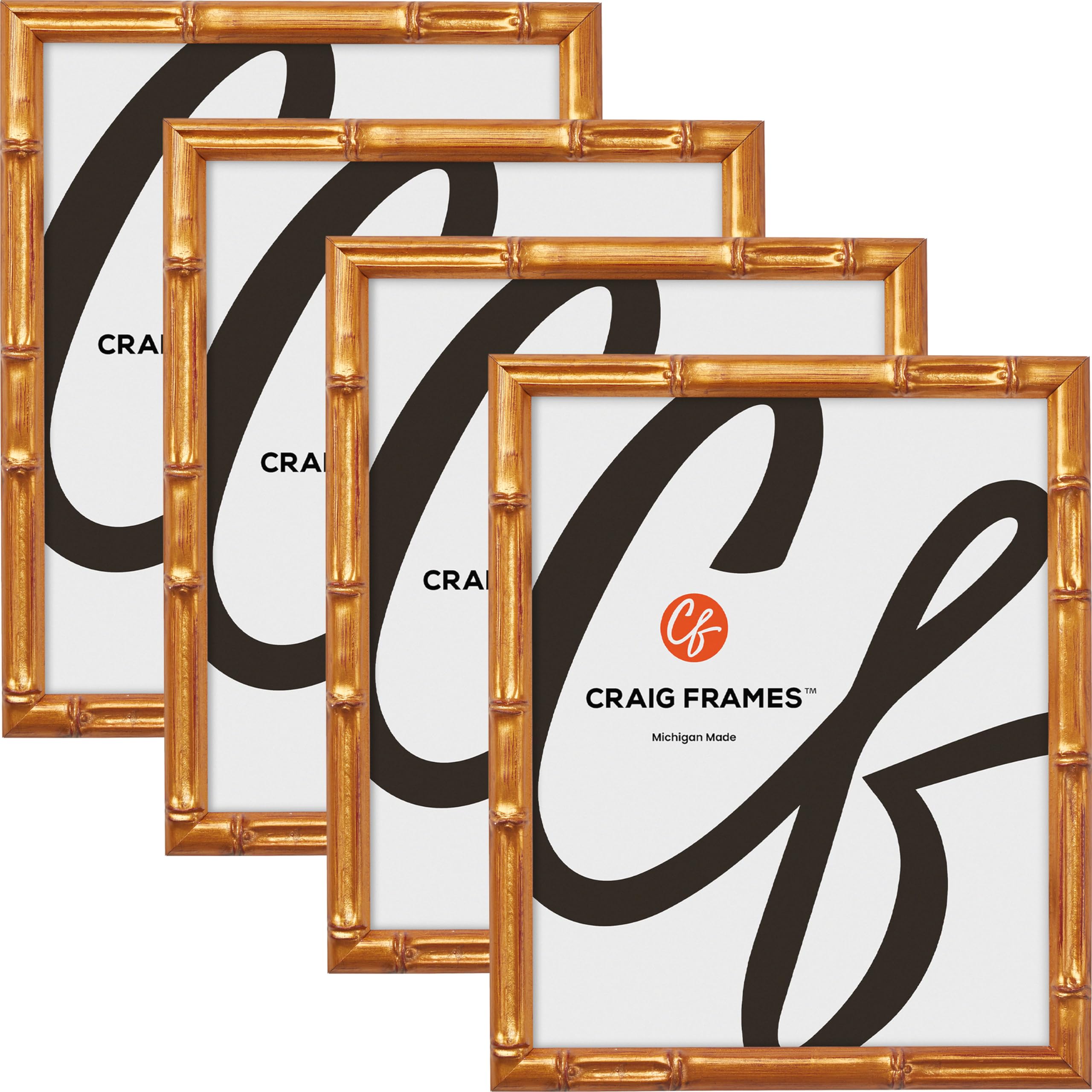 【セール中】ヴィンテージ・グリーススタイルフレーム PF0023 Amazon.com - Craig Frames Faux Bamboo, 16x20 Picture Frame