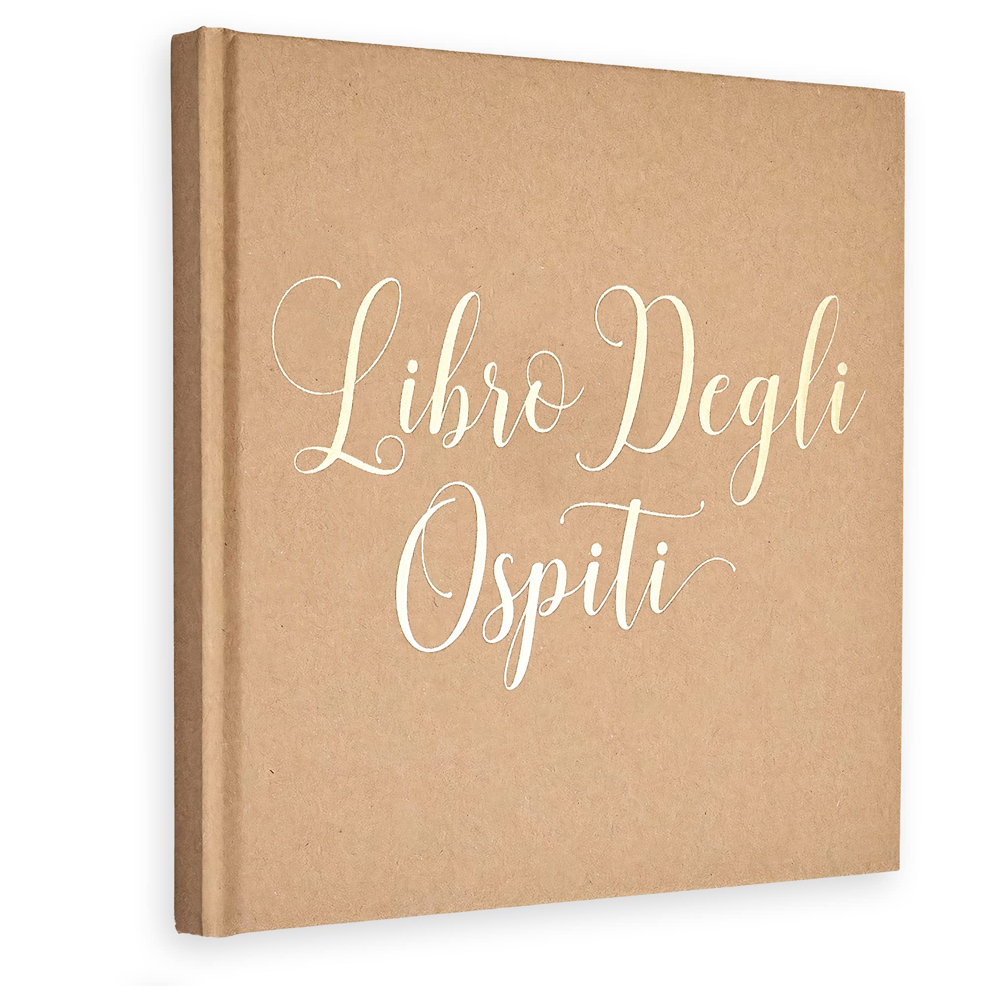 Mockup di libro con copertina rigida Libro bianco su sfondo grigio