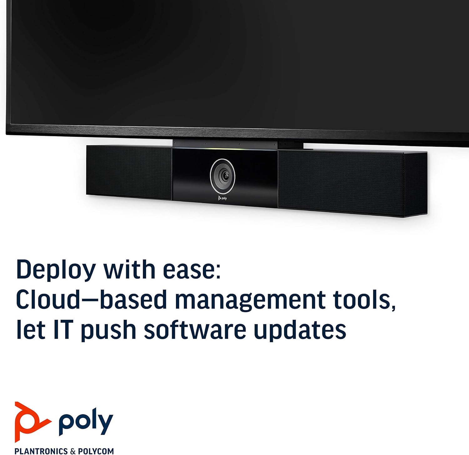 Poly Studio with cloud-based management tools for software updates
