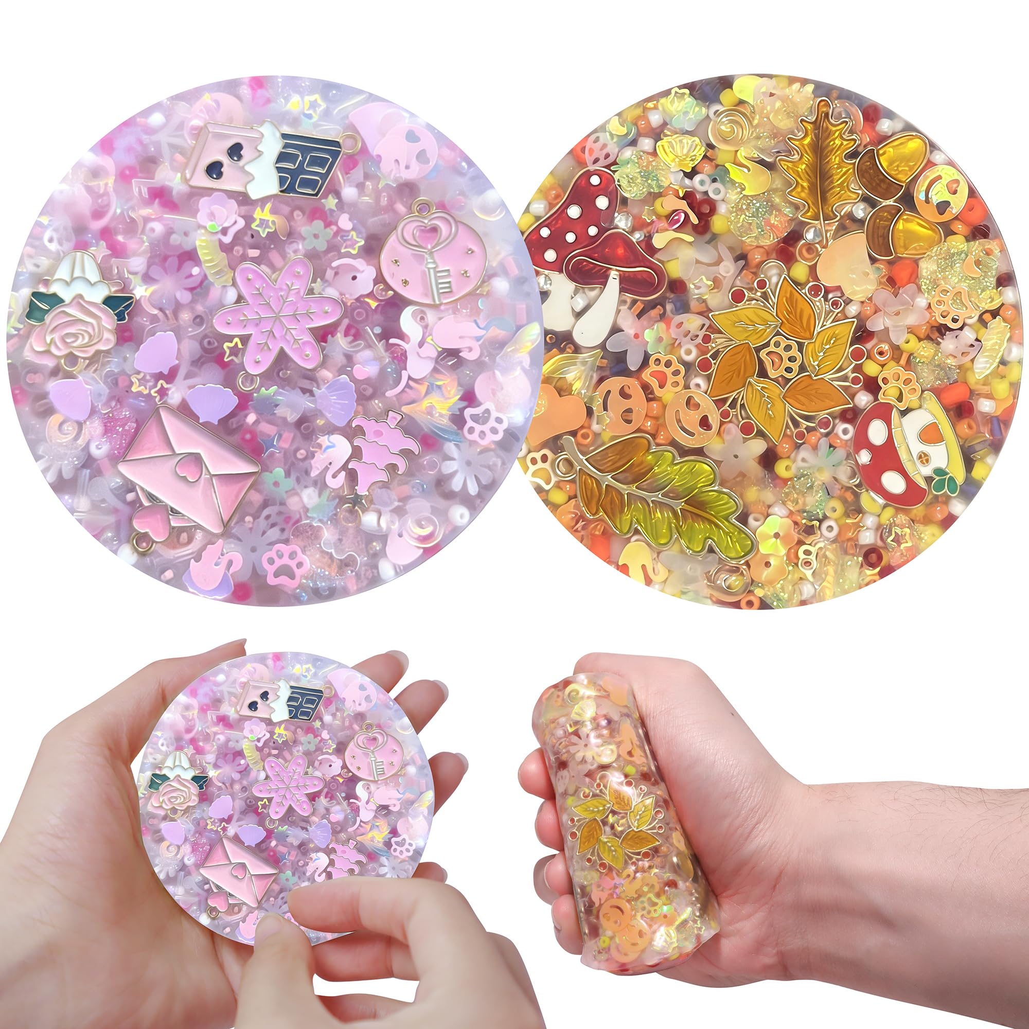 Achilleas Picky Pad 2 Pack -Multicolor Fidget Toy for Skin Picking & Anxiety, Complete with Bonus Beads for DIY Jewelry, ADHD & Stress Relief Sensory