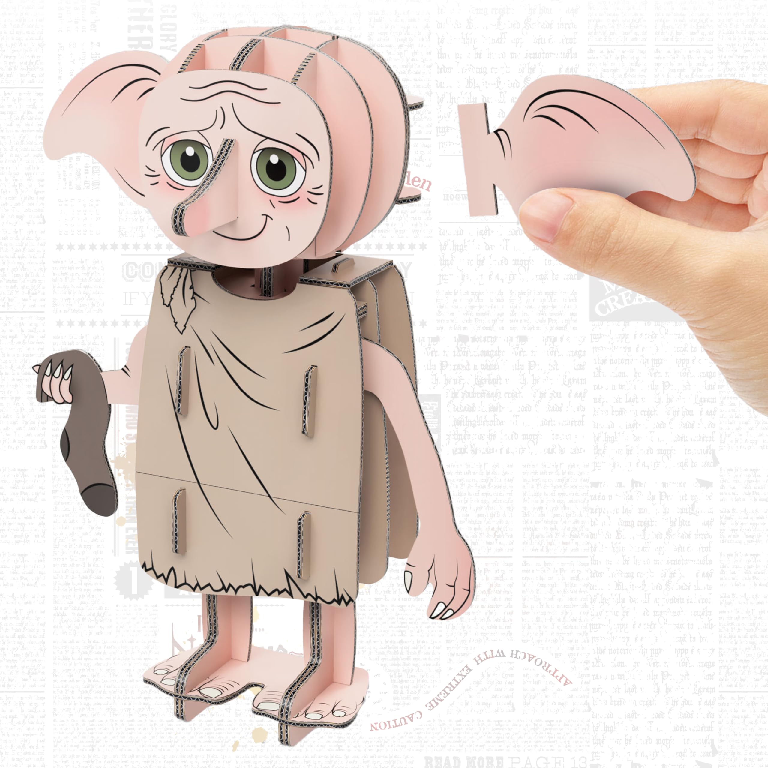 BLADEZ Harry Potter Toyz Make Your Own Dobby Kit, Easy Harry Potter Gift & Eco-Friendly Fun - Image 3