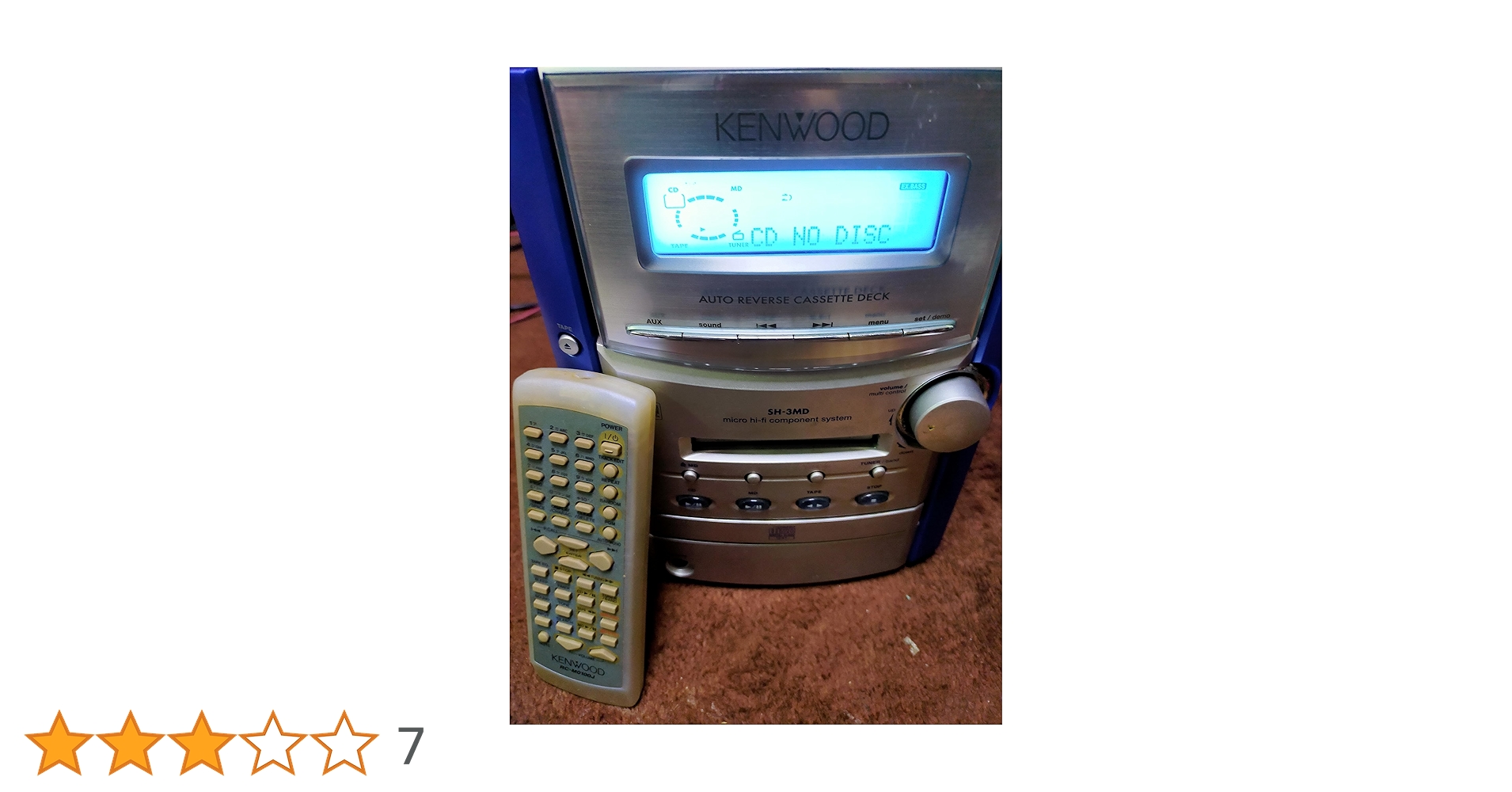 KENWOOD ケンウッド JVC　SJ-3MD-L ブルー　マイクロハイファイコンポーネントシステム　（CD/MD/カセットコンポ）（本体RXD-SJ3MDとスピーカーL qqffhab Amazon.co.jp: KENWOOD ケンウッド JVC SJ-5WM マイクロ