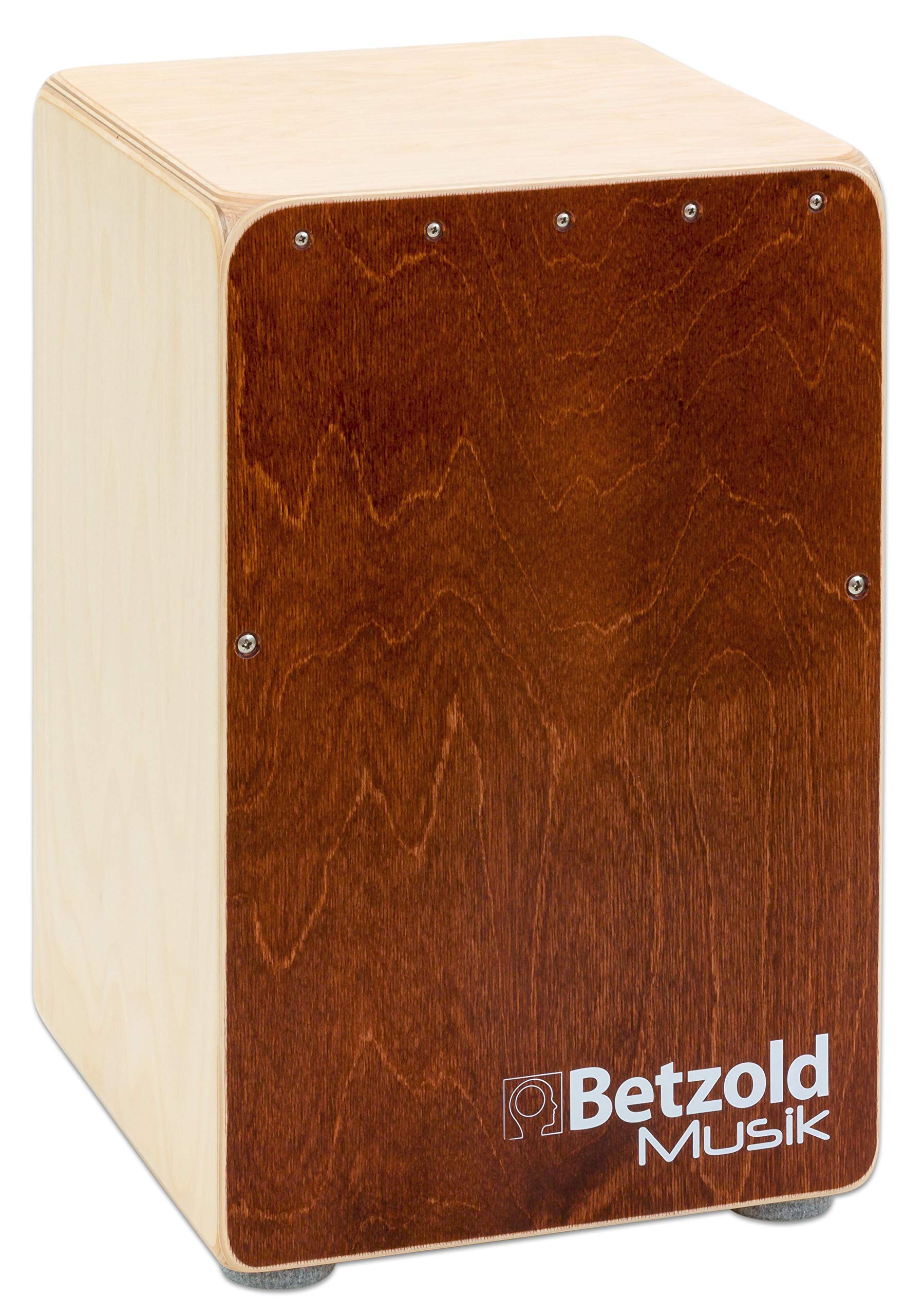 Betzold Musik - Cajon Premium, Birke, hervorragende Qualität, Snare - Percussioninstrumente Percussion Kinder Musikunterricht Musikschule lernen Rhytmik Rhytmus