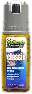 BAITMATE Fish Attractant Classic Bass Scent, 5 Fluid-Ounce, Gold