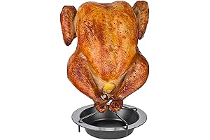 Trenton Gifts Vertical Chicken Roaster with Drip Pan | Poultry Roaster Cooker...