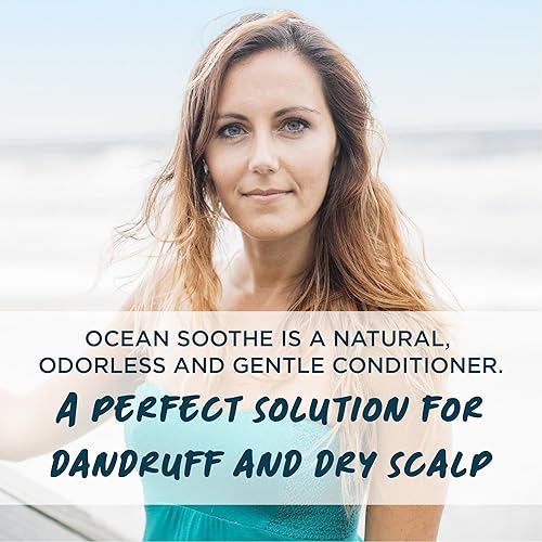 Miniatura 2 de Ocean Soothe Conditioner Tratamiento del cuero cabelludo para la caspa Magnesio, manteca de karité, formulación de eucalipto para nutrir el cuero