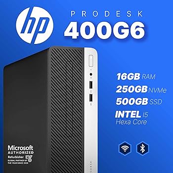 HP ProDesk 400 G6 i5-10500T 256GB その10 デスクトップ hp ProDesk 400 G6 DM Core i5-10500T 2.3GHz 8GB