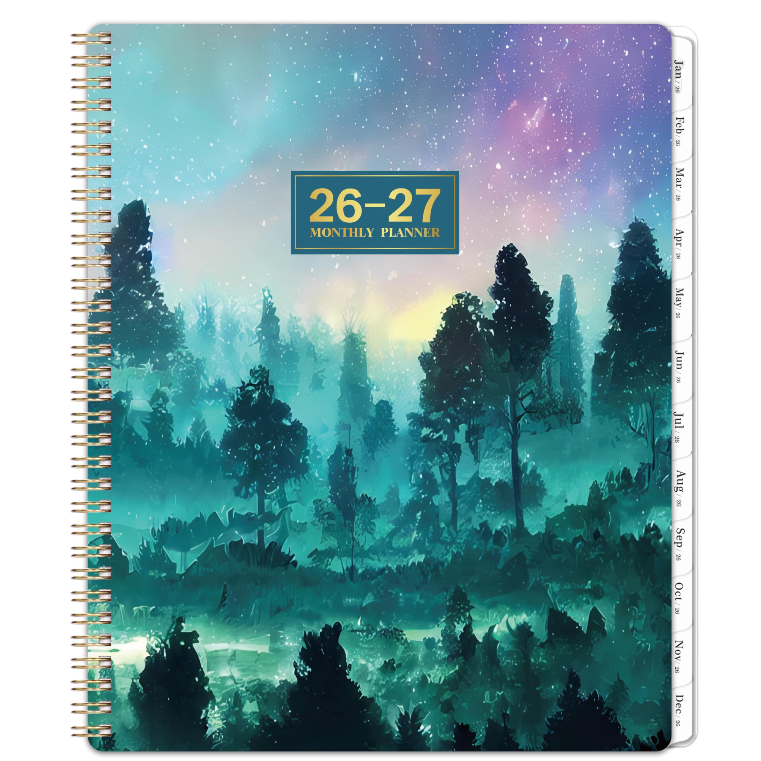 2026-2027 Monthly Planner/Calendar - 2 Year Monthly Planner 2026-2027, Jan. 2026 - Dec. 2027, 9" × 11", 2 Year Calendar with Tabs, Twin-Wire Binding,