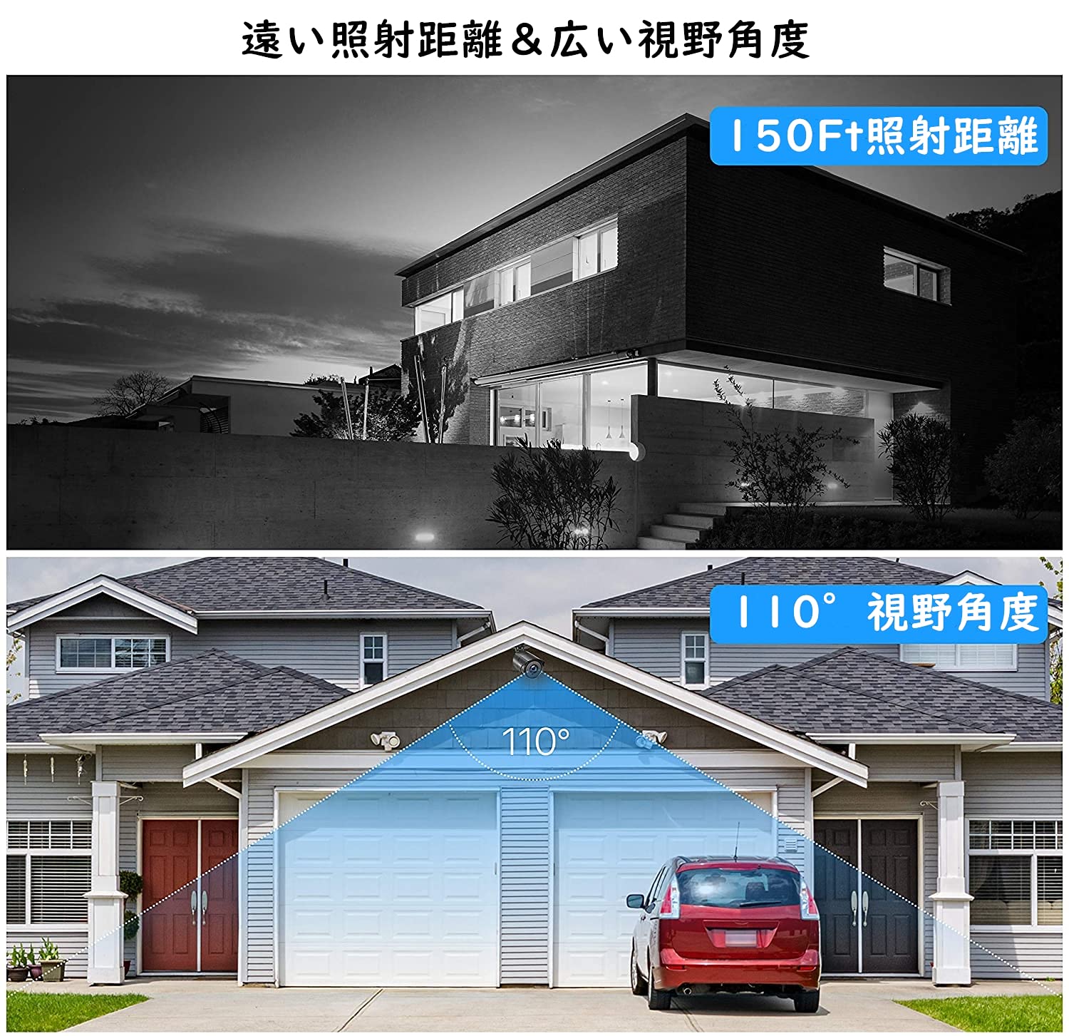 Amazon | ZOSI 4K Ultra HD 800万画素 防犯カメラセット 4台セット 8CH