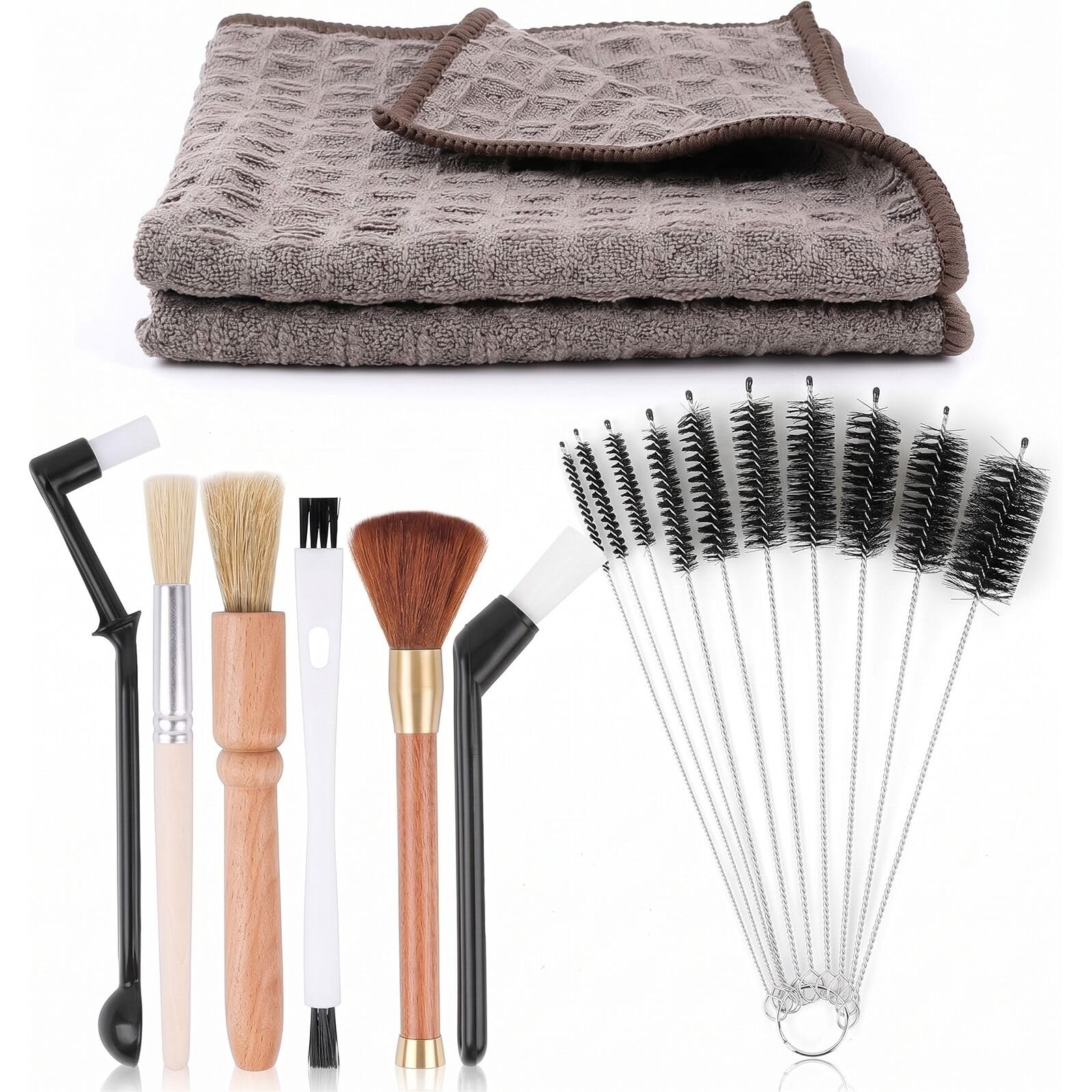 Coffee Machine Brush Set for Coffee Machine Bottle Teapot Nozzle, 18 Pcs