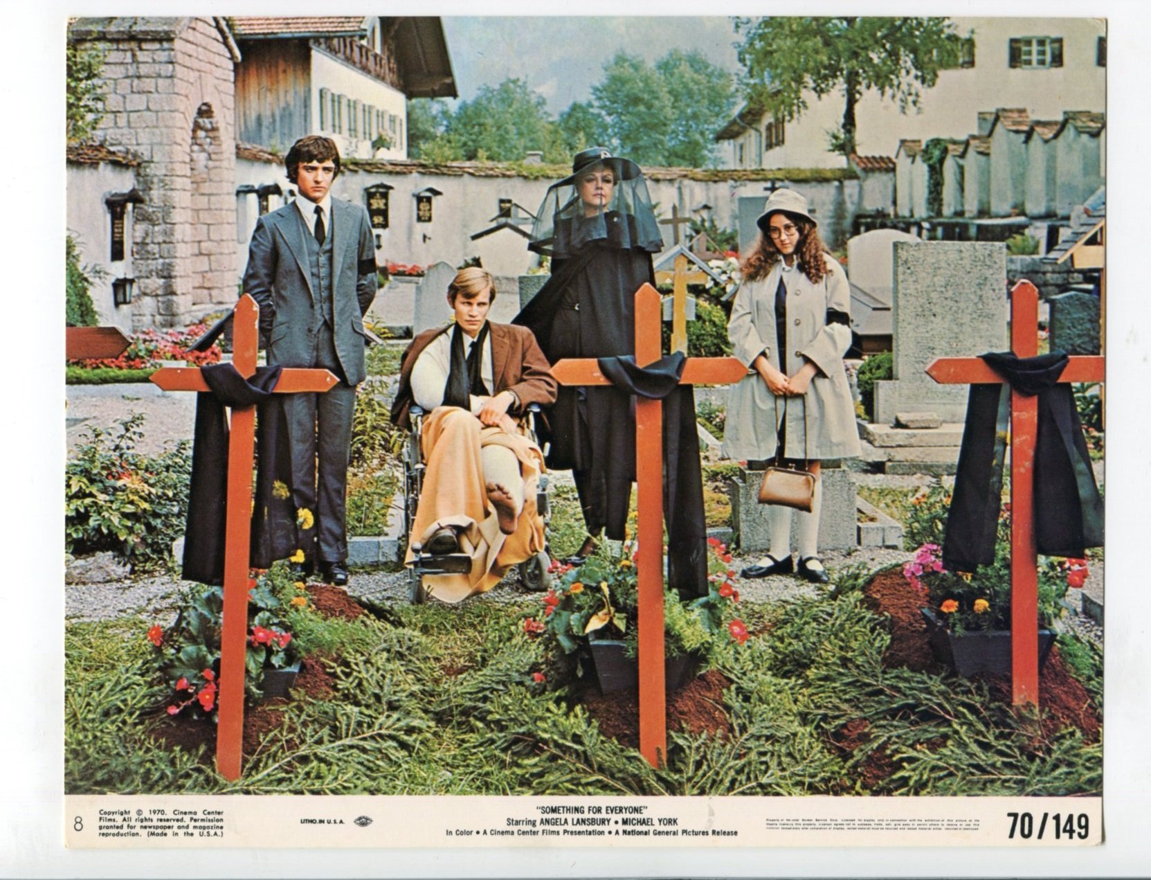 MOVIE PHOTO: Something for Everyone-Angela Lansbury and Michael York-8x10-Color-Still