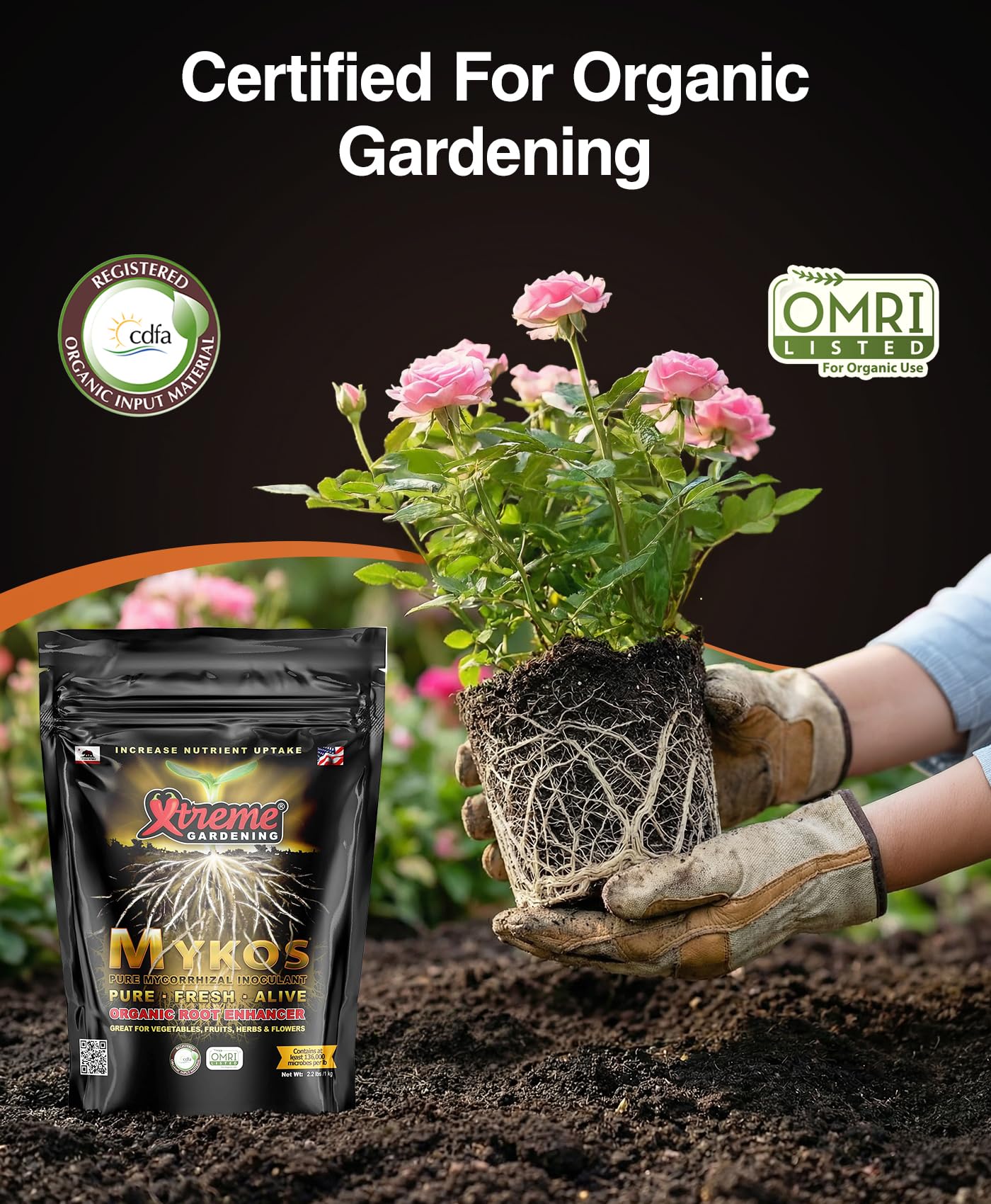 Xtreme Gardening RTI, RT4402 Mykos, Fertilizzante, Sacchetto da 1 kg
