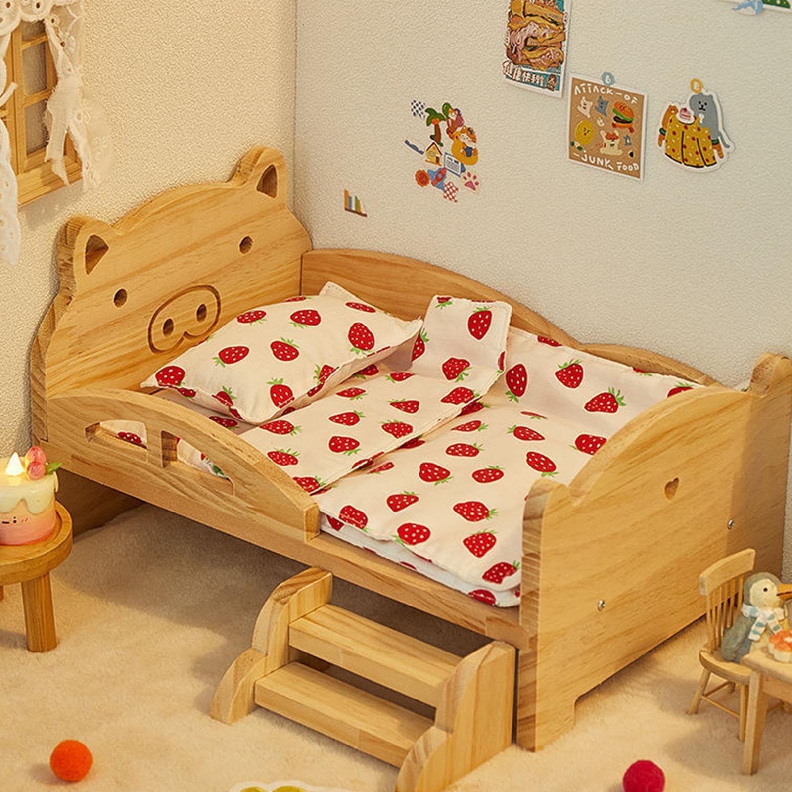 Per Furetto Mobili Da Sonno In Legno Per Animali Domestici | In Legno Piccoli Animali Domestici Per Criceti, Nani Inclusi, Gerbilli, Ricci, Cincillà, Coniglietti E Furetti