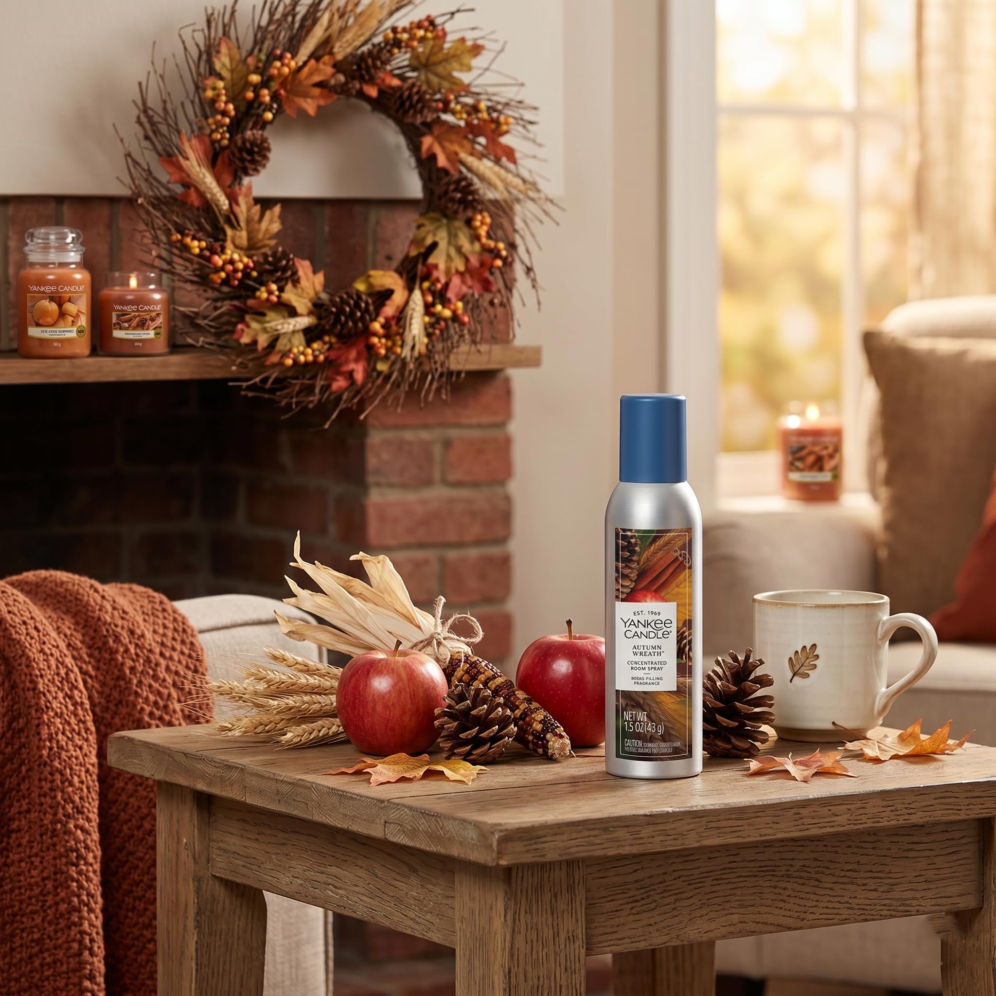 Amazon.com: Yankee Candle Concentrated Room Spray, Autumn Wreath