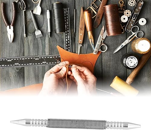 Miniatura 3 de Set de clavos, doble cabeza de clavo central, perforador pequeño y compacto de metal para carpintería