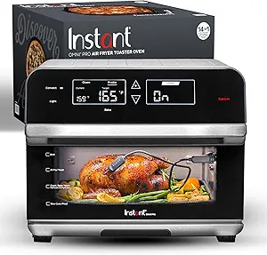 Instant Pot Omni Pro 19QT/18L Toaster Oven Air Fryer, 14-in-1, Crisp, Broil, Bake, Roast, Rotisserie, Toast, Slow Cook, Proof, Split Cook, Temp Probe, Convection, from the Makers of Instant Pot, Black