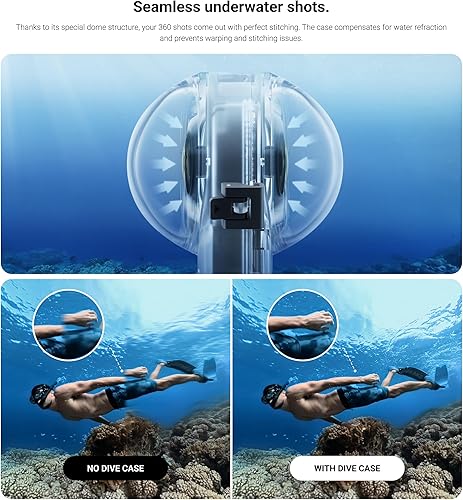 Miniatura 4 de Insta360 Estuche de buceo invisible X3 (nuevo) - Impermeable hasta 164.0 ft (164 pies)
