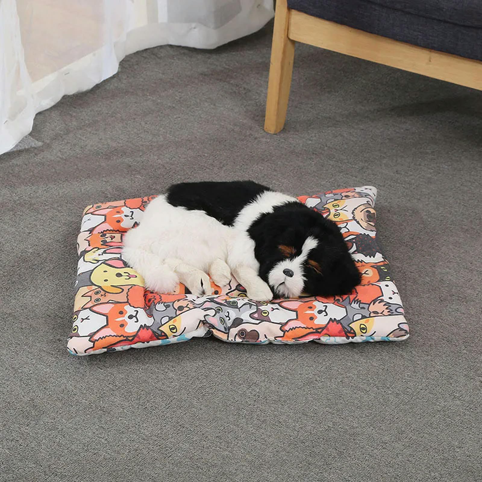 MdybF Letto per Cani Quattro Stagioni Universale Pet Sleeping Mat Cartoon Kennel Gatto Dog Mat Traspirante Gatto Litter Gatto Mat Pet Forniture