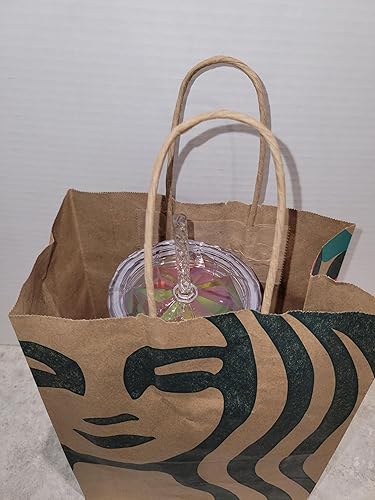 Miniatura 7 de Starbucks Vaso de cristal transparente con prisma de diamante para vacaciones de Navidad, 24 onzas