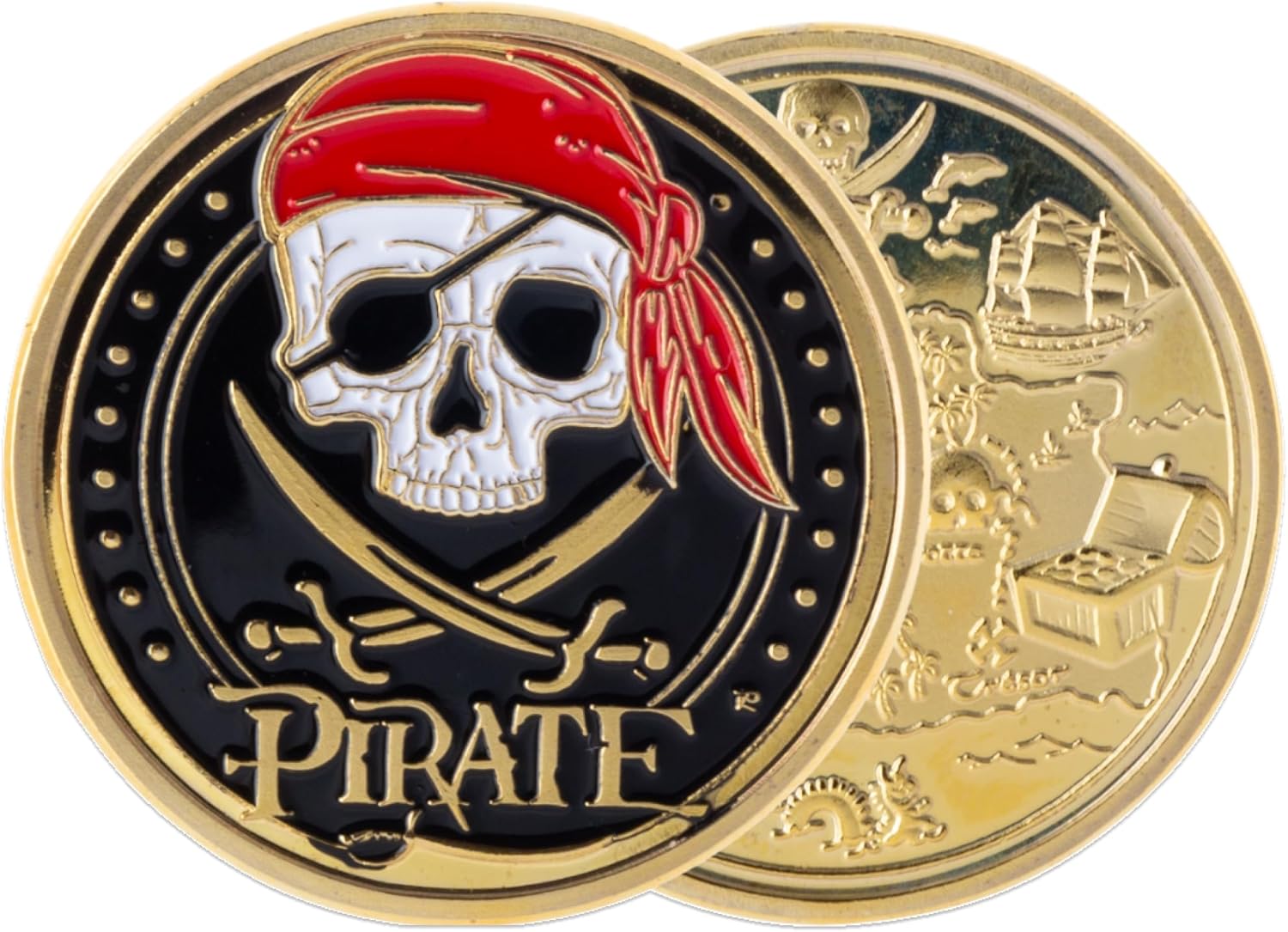 Artisan Owl Pirate Challenge Coin – Commemorative Nautical Collectible – Swashbuckler-Themed Coin for Coin Collectors – 32x3mm