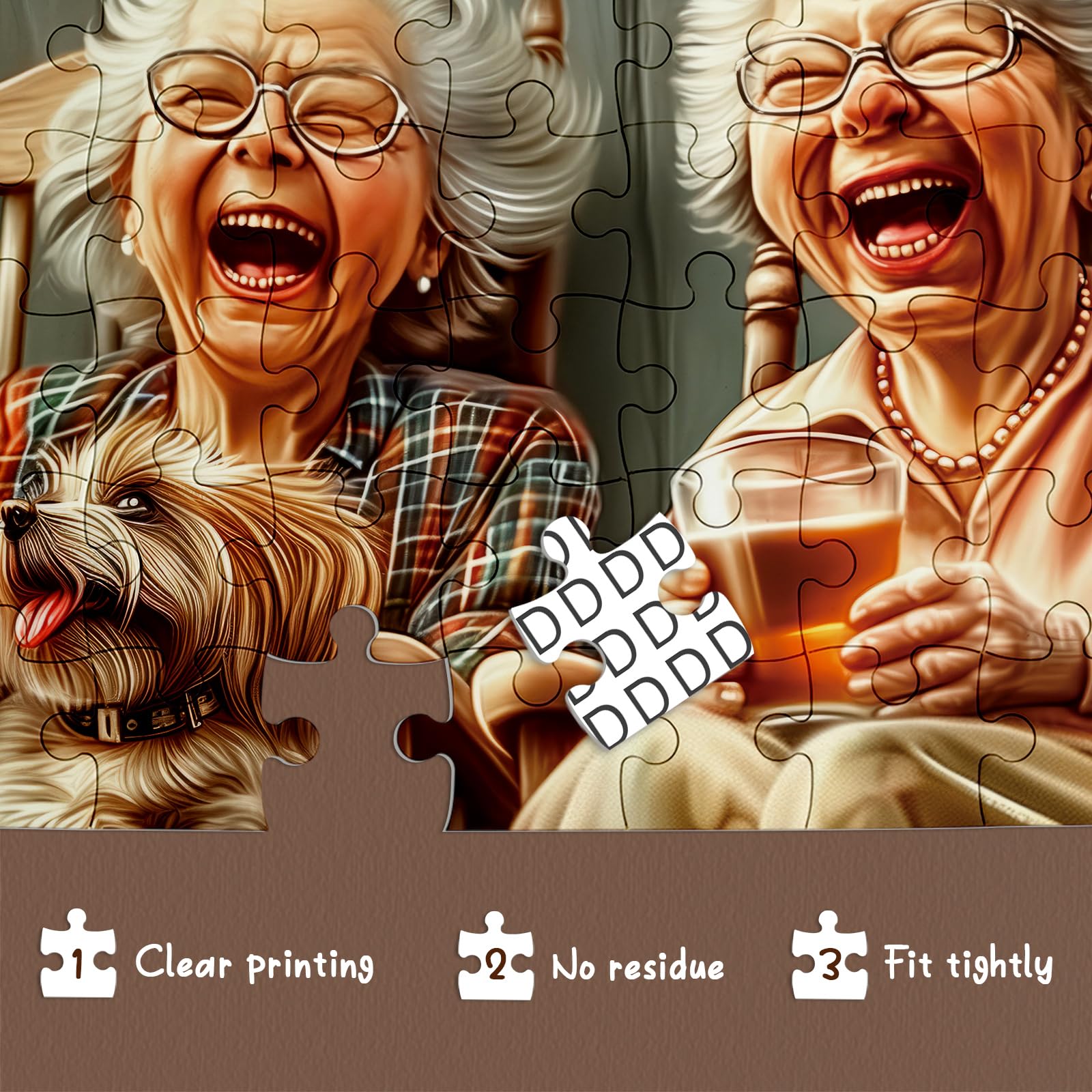 Amazon.com: Fun Grandma Friendship Puzzles for Adults 1000 Pieces
