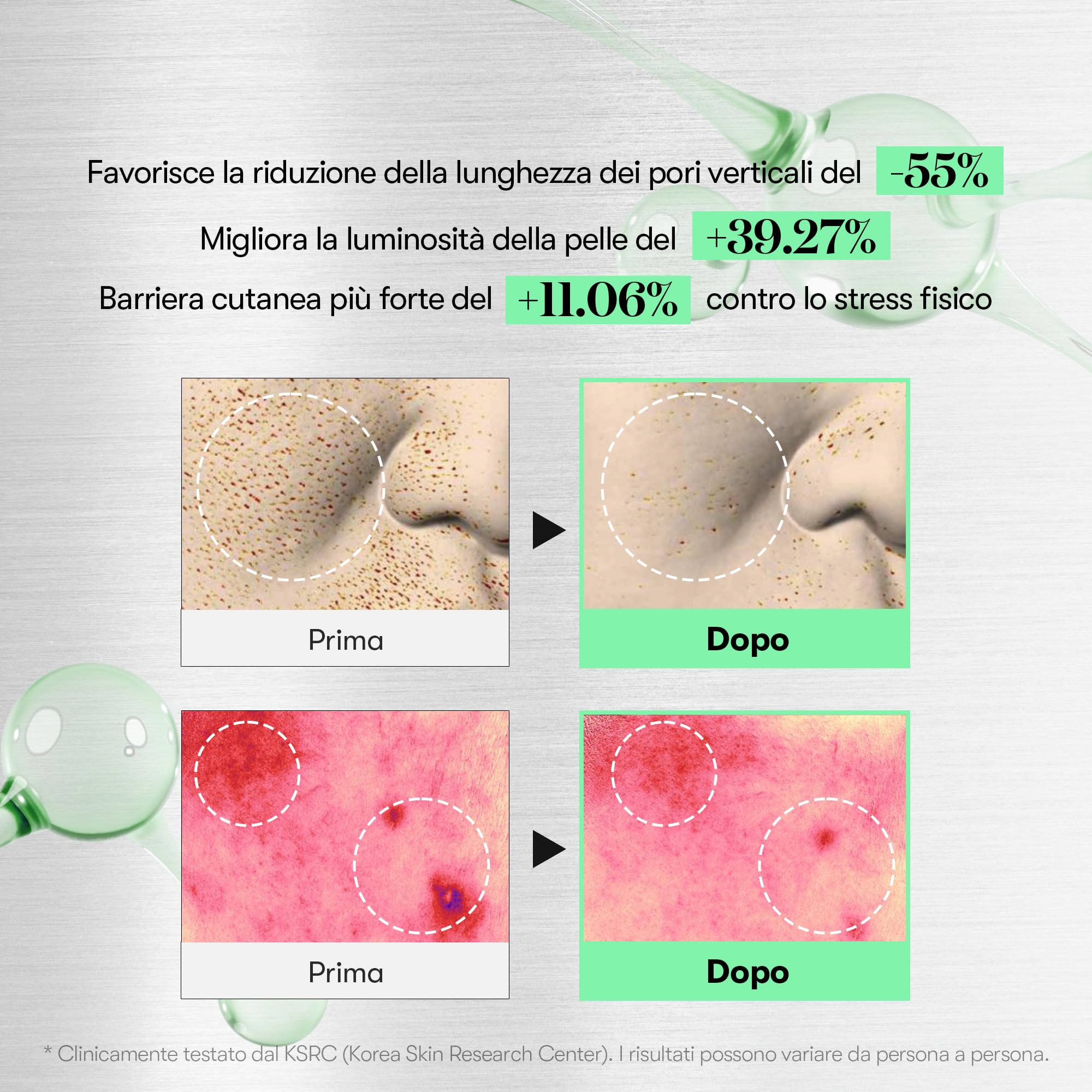 VT COSMETICS VT REEDLE SHOT 100 - Siero microago per uso quotidiano e notturno con esosomi, centella asiatica, acido ialuronico, propoli, pelle morbida, rigenerazione, pelle di cristallo