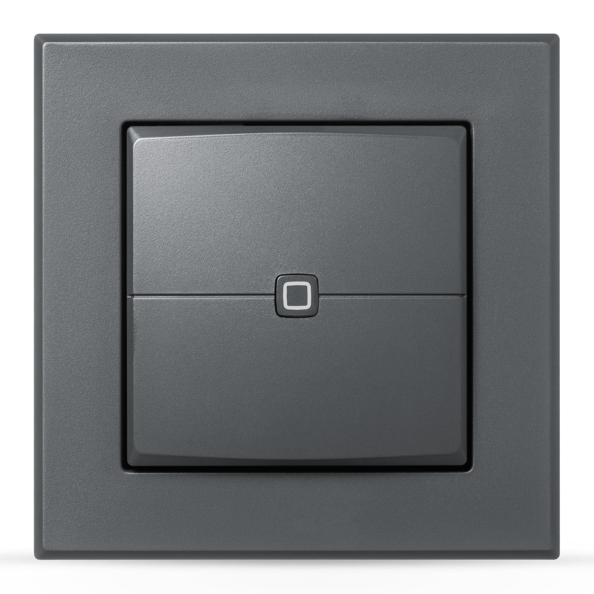 Homematic IP Smart Home Wall Switch - 2-Way, Anthracite