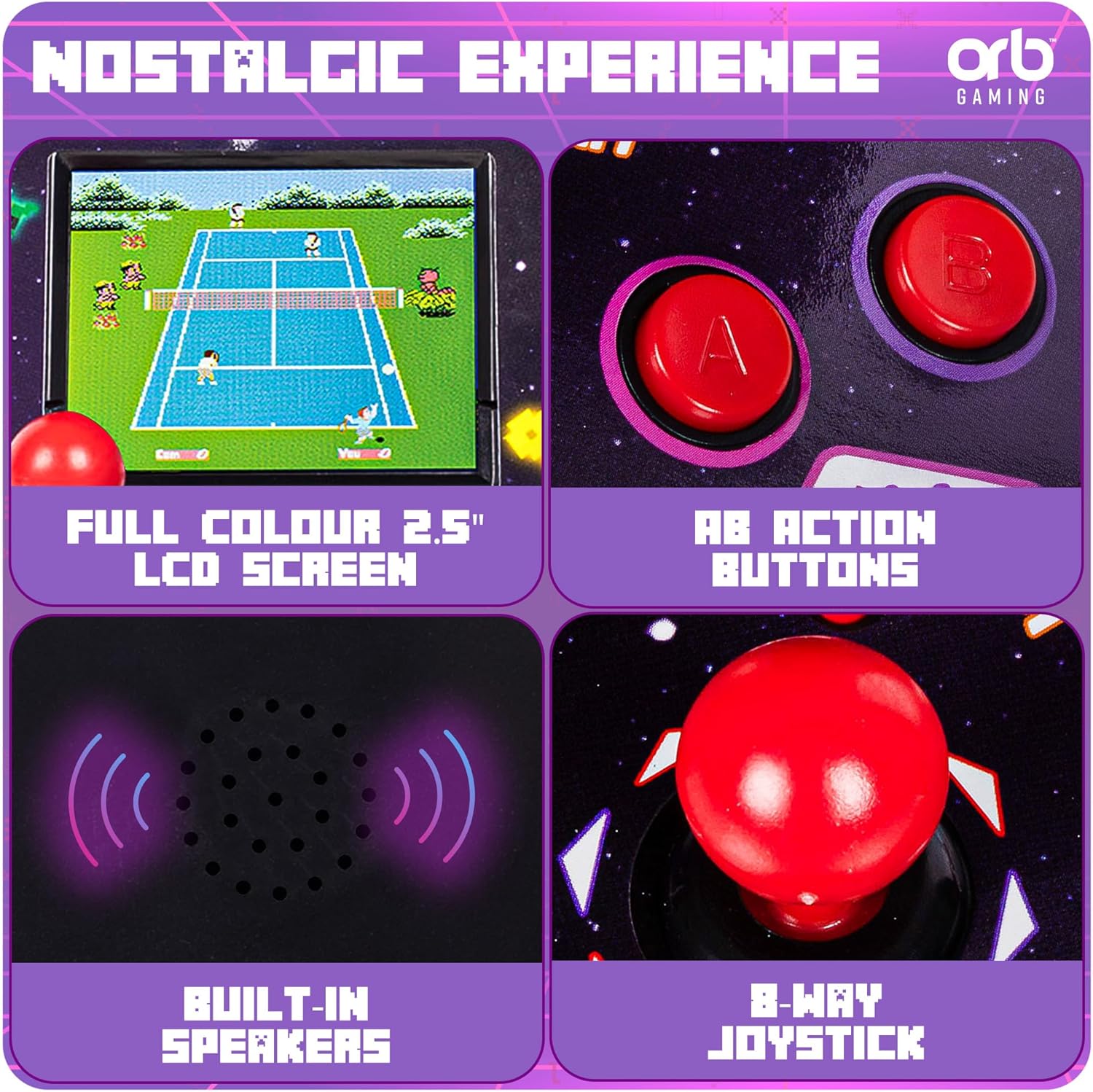 Retro-Spaß für Klein und Groß: Mini-Arcademachine mit 240 Spielen im Test!