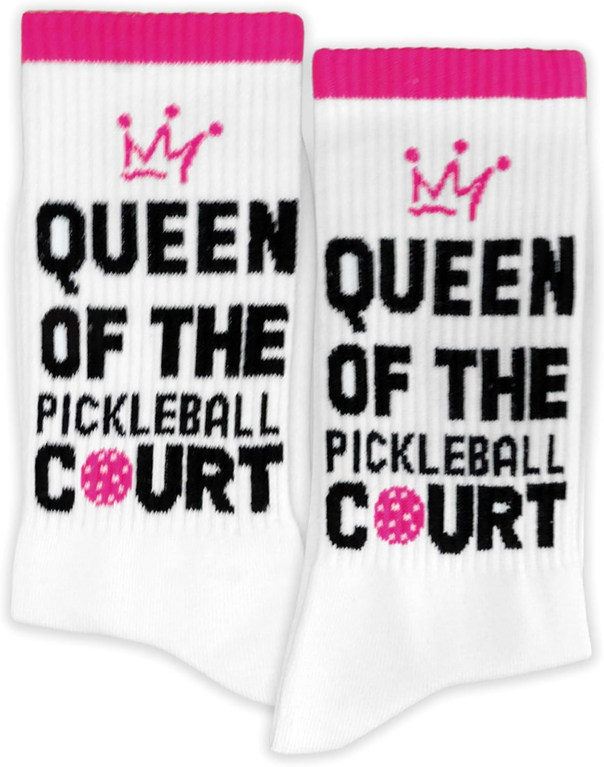 Calcetines divertidos de pickleball para hombres y mujeres