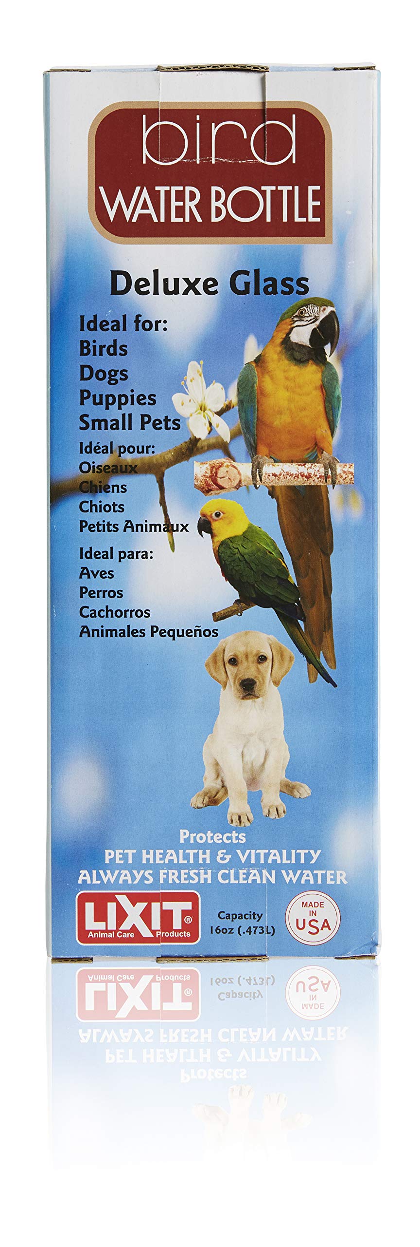 Lixit - Sun Parrots Bebedero Aves 0,5 LT.