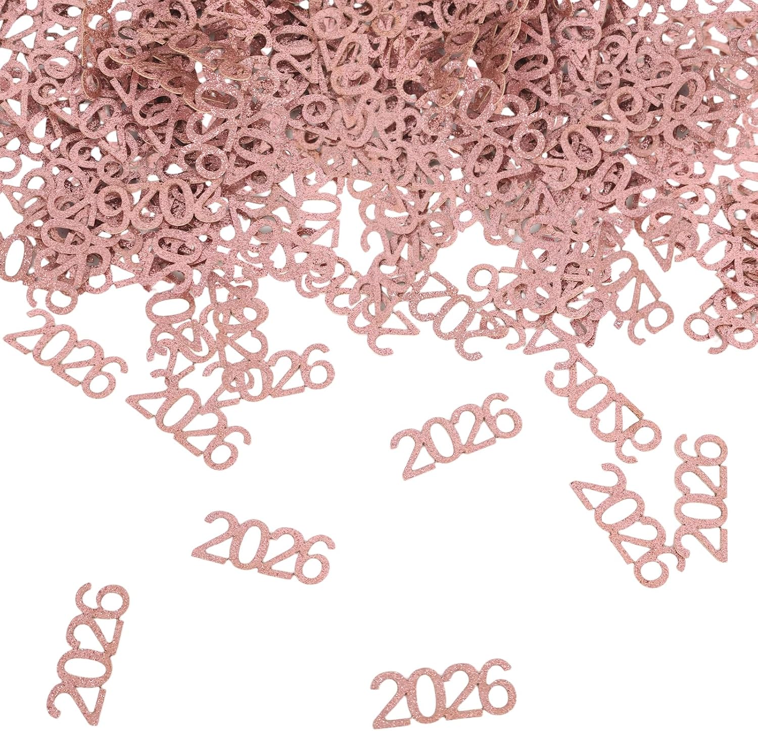 Gold Graduation Confetti 2026, 120 Pcs Class of 2026 Table Scatter Decorations, Reusable Congrats Grad Party Centerpiece Filler for Cake Table Photo Backdrop