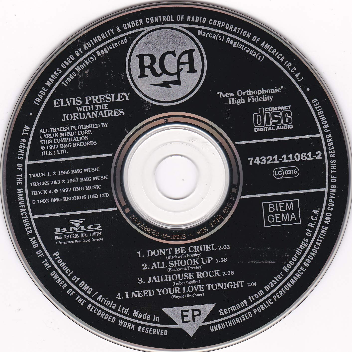 Amazon.com: Don't Be Cruel : Presley, Elvis: CDs & Vinyl