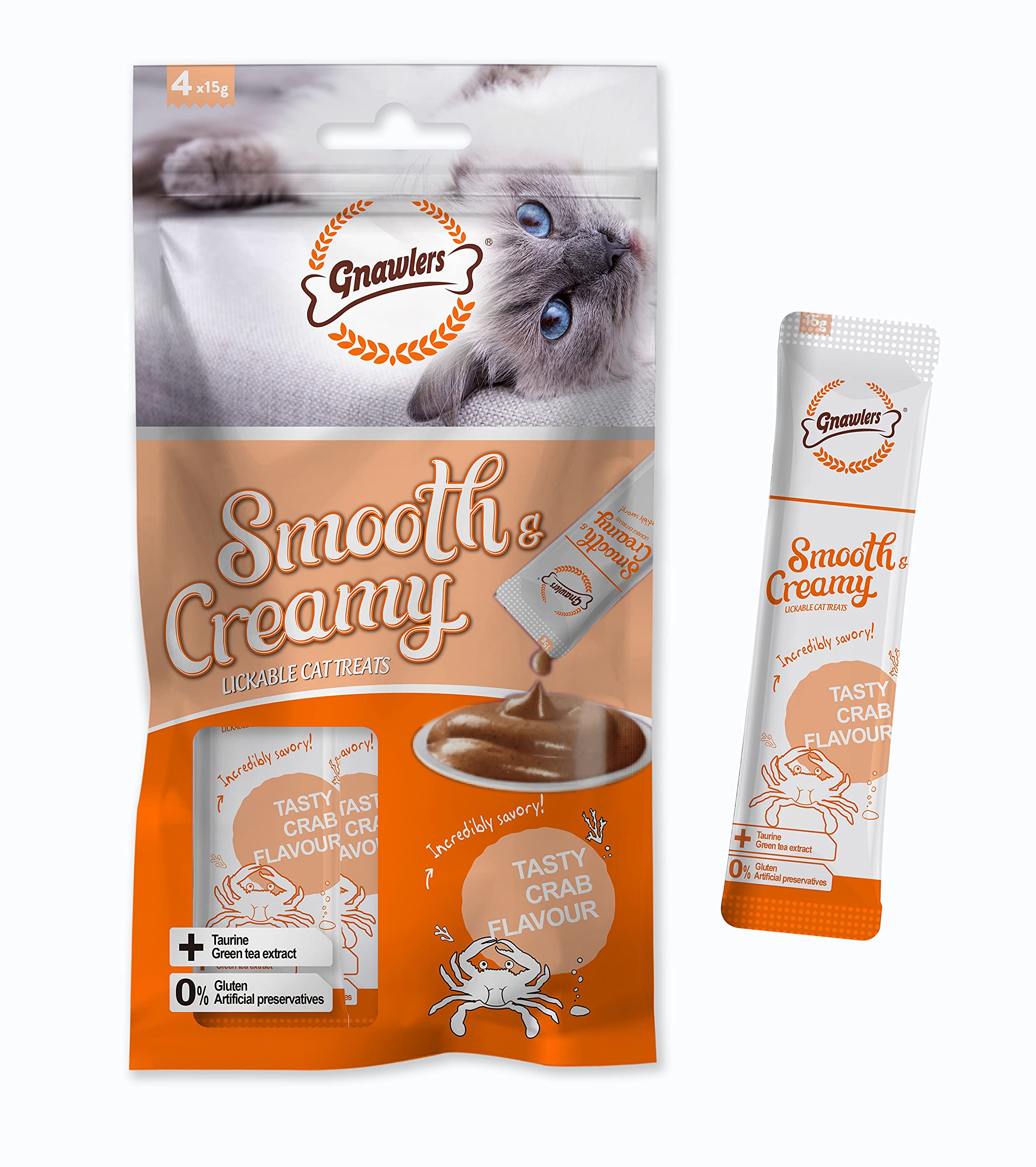 Gnawlers Smooth Creamy Treats Combo Crab x6 Sold by DogsNCats (B098QW94SB) Amazon Price History, Amazon Price Tracker