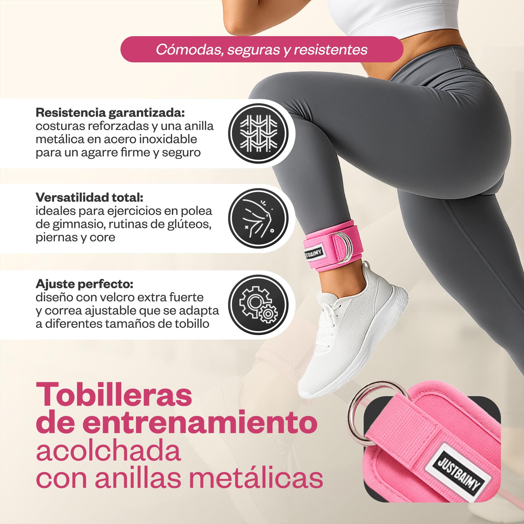 Kit élastiques Musculation HOTUT - 5 Niveaux TPE + 3 Sangles Cheville - Double Anneau D - Fitness, Yoga, Pilates