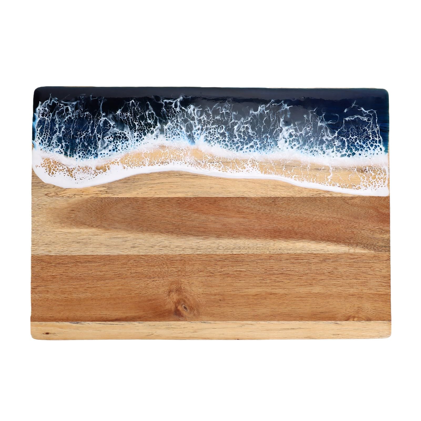 Fockety Tagliere Ocean, Legno Massello, 36x25x1,5 Cm, 1 Confezione