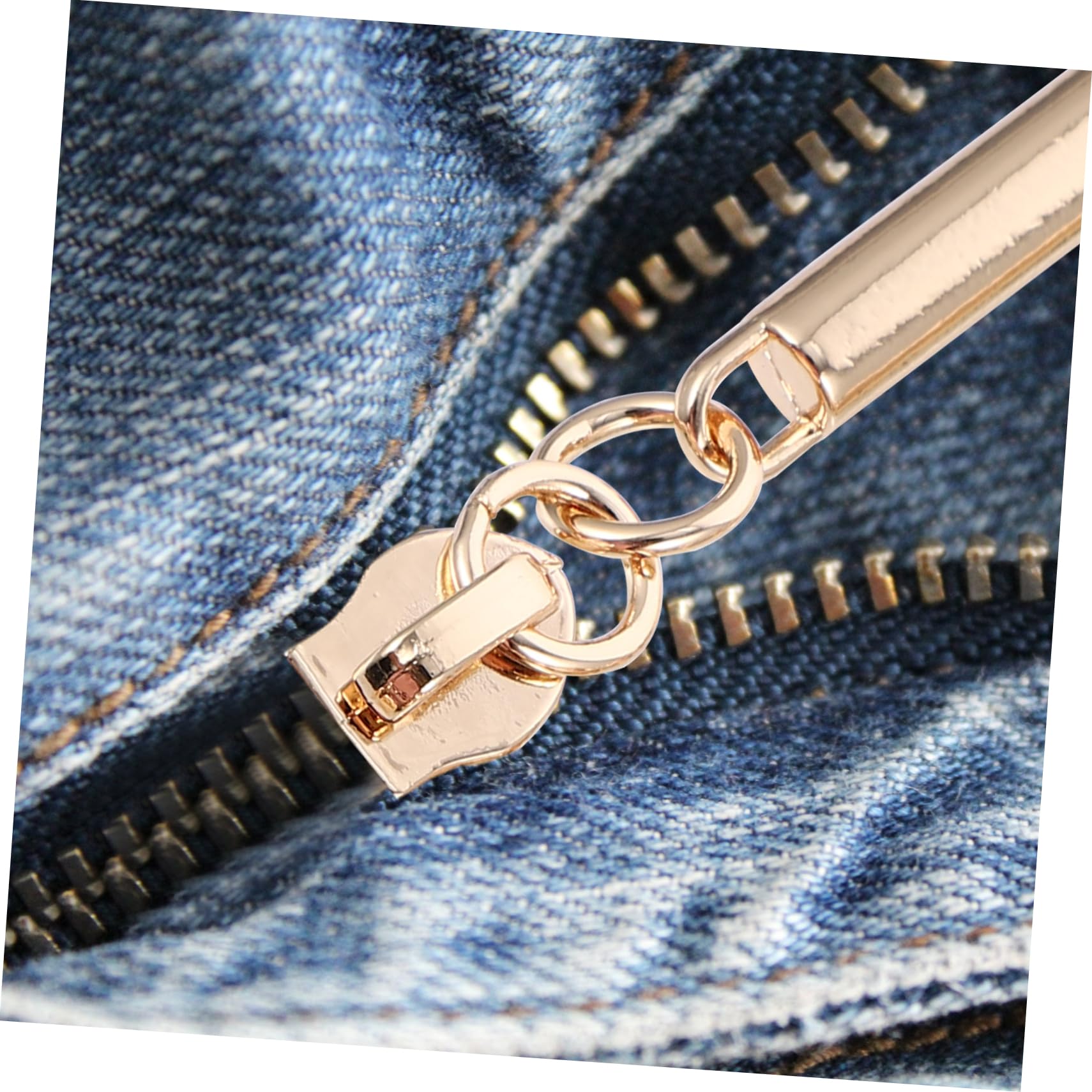 KALLORY 10 Pcs Zinc Alloy Zipper Pulls DIY Replacement Zipper Heads for Bags Luggage Clothing Durable and Practical for Backpacks Gym Bags and Travel Gear