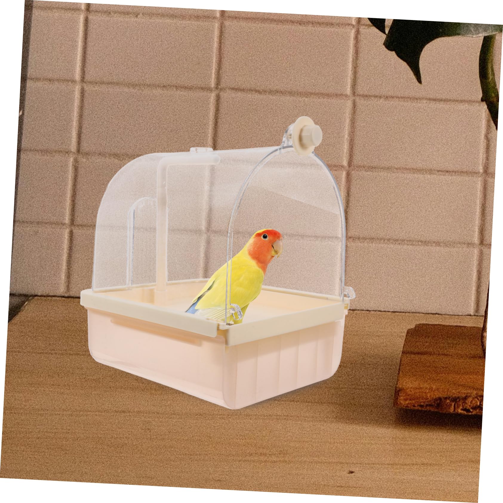 Toyvian Automatique pour Oiseaux Bassin De Bain Électrique avec Spray Circulant pour Perroquets Et Petits Oiseaux Accessoire Pratique