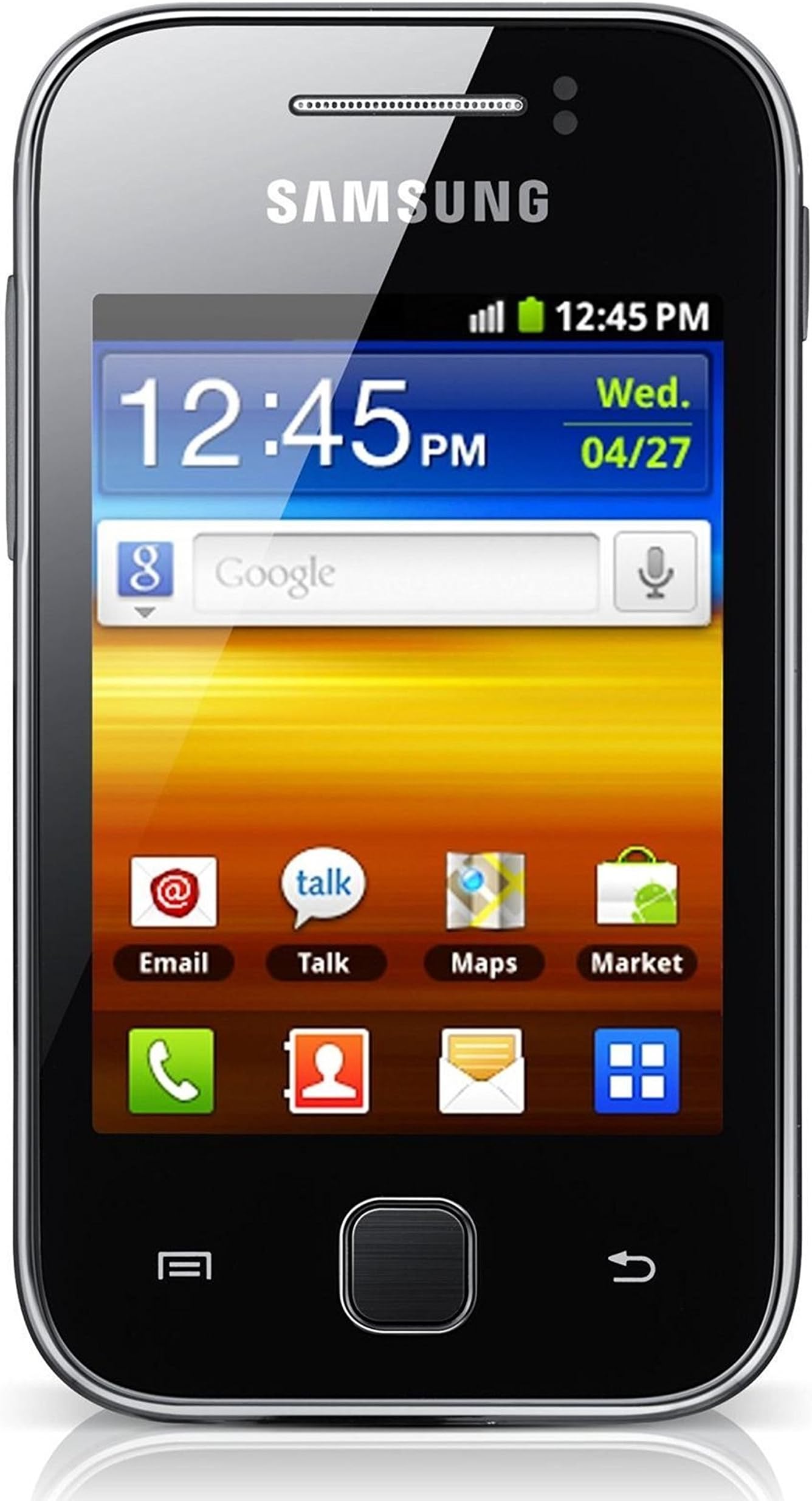 Samsung Galaxy Young S5360 Unlocked GSM Quadband Cell Phone, Black